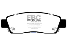 Load image into Gallery viewer, EBC 07+ Buick Enclave 3.6 Ultimax2 Rear Brake Pads - Side View