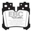 Load image into Gallery viewer, EBC 07+ Lexus LS460 4.6 Yellowstuff Rear Brake Pads - Main Product View
