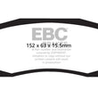 Load image into Gallery viewer, EBC 08-09 Jaguar XKR 4.2 Supercharged (Portfolio) Yellowstuff Front Brake Pads - Main Product View