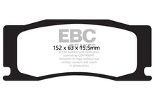 Load image into Gallery viewer, EBC 08-09 Jaguar XKR 4.2L Supercharged Bluestuff Front Brake Pads - Main Product View