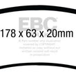 Load image into Gallery viewer, EBC 08-10 Ford F250 (inc Super Duty) 5.4 (2WD) Greenstuff Front Brake Pads - Main Product View