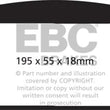 Load image into Gallery viewer, EBC 08-10 Ford Flex 3.5 Greenstuff Front Brake Pads - Main Product View
