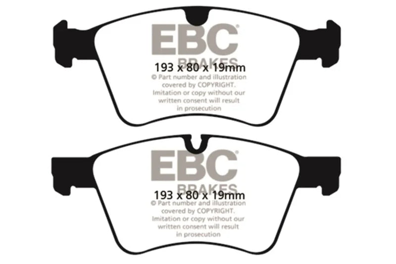 EBC 08-10 Mercedes-Benz GL320 3.0 TD (373mm Front Rotors) Redstuff Front Brake Pads - Main Product View