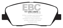 Load image into Gallery viewer, EBC 08-11 Kia Borrego 3.8 Yellowstuff Front Brake Pads - Main Product View