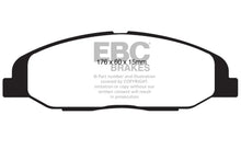 Load image into Gallery viewer, EBC 08-13 Cadillac CTS 3.0 Redstuff Front Brake Pads - Side View