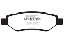 Load image into Gallery viewer, EBC 08-13 Cadillac CTS 3.0 Redstuff Rear Brake Pads - Main Product View