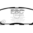 Load image into Gallery viewer, EBC 08-13 Infiniti EX35 3.5 Ultimax2 Rear Brake Pads - Main Product View