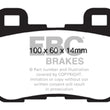 Load image into Gallery viewer, EBC 08-13 Infiniti FX50 5.0 Yellowstuff Rear Brake Pads - Main Product View