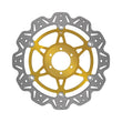 Load image into Gallery viewer, EBC 08-15 Aprilia Dorsoduro 750 ABS Front Left/Right Vee Floating Gold Rotor