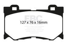 Load image into Gallery viewer, EBC 08-15 Infiniti G37 3.7 Greenstuff Front Brake Pads - Side View