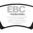 Load image into Gallery viewer, EBC 08-17 Volkswagen Passat CC Yellowstuff Rear Brake Pads - Main Product View