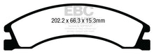 Load image into Gallery viewer, EBC 08+ Ford Econoline E150 4.6 Ultimax2 Rear Brake Pads - Main Product View