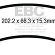 Load image into Gallery viewer, EBC 08+ Ford Econoline E150 4.6 Yellowstuff Rear Brake Pads - Main Product View