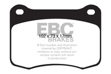Load image into Gallery viewer, EBC 08+ Lexus IS-F 5.0 Yellowstuff Rear Brake Pads - Main Product View