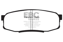 Load image into Gallery viewer, EBC 08+ Lexus LX570 5.7 Yellowstuff Rear Brake Pads - Main Product View