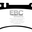 Load image into Gallery viewer, EBC 08+ Mercedes-Benz CLK63 AMG (BLACK) 6.2 Bluestuff Rear Brake Pads - Main Product View