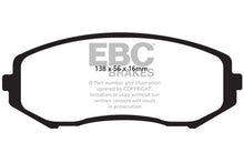 Load image into Gallery viewer, EBC 08+ Suzuki Grand Vitara 2.4 Greenstuff Front Brake Pads - Main Product View