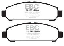 Load image into Gallery viewer, EBC 08+ Toyota Venza 2.7 Yellowstuff Front Brake Pads - Main Product View