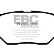 Load image into Gallery viewer, EBC 09-10 Pontiac Vibe 1.8 Ultimax2 Rear Brake Pads - Main Product View