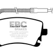 Load image into Gallery viewer, EBC 09-11 Audi A6 Quattro 3.0 Supercharged Redstuff Rear Brake Pads - Side View