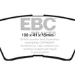 Load image into Gallery viewer, EBC 09-11 Hyundai Azera 3.3 Greenstuff Rear Brake Pads - Main Product View