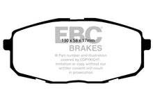 Load image into Gallery viewer, EBC 09-12 Hyundai Elantra 2.0 Touring Greenstuff Front Brake Pads - Main Product View