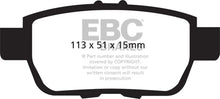 Load image into Gallery viewer, EBC 09-14 Acura TL 3.5 Yellowstuff Rear Brake Pads - Main Product View