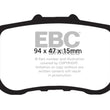 Load image into Gallery viewer, EBC 09-14 Acura TSX 2.4 Greenstuff Rear Brake Pads - Main Product View