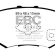 Load image into Gallery viewer, EBC 10-12 Acura RDX 2.3 Turbo Ultimax2 Rear Brake Pads - Main Product View