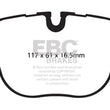 Load image into Gallery viewer, EBC 10-12 Land Rover Range Rover 5.0 Supercharged Yellowstuff Rear Brake Pads - Main Product View