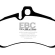 Load image into Gallery viewer, EBC 10-12 Porsche 911 (997) (Cast Iron Rotor only) 3.8 GT3 Redstuff Front Brake Pads - Side View