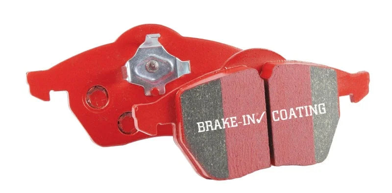 EBC 10-12 Porsche 911 (997) (Cast Iron Rotor only) 3.8 GT3 Redstuff Front Brake Pads - Back View
