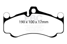 Load image into Gallery viewer, EBC 10-12 Porsche 911 (997) (Cast Iron Rotor only) 3.8 GT3 Yellowstuff Front Brake Pads - Main Product View