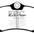 Load image into Gallery viewer, EBC 10-13 Audi A3 2.0 TD Redstuff Rear Brake Pads - Main Product View