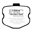 Load image into Gallery viewer, EBC 10-13 Chevrolet Corvette (C6) 6.2 Grand Sport Redstuff Rear Brake Pads - Main Product View