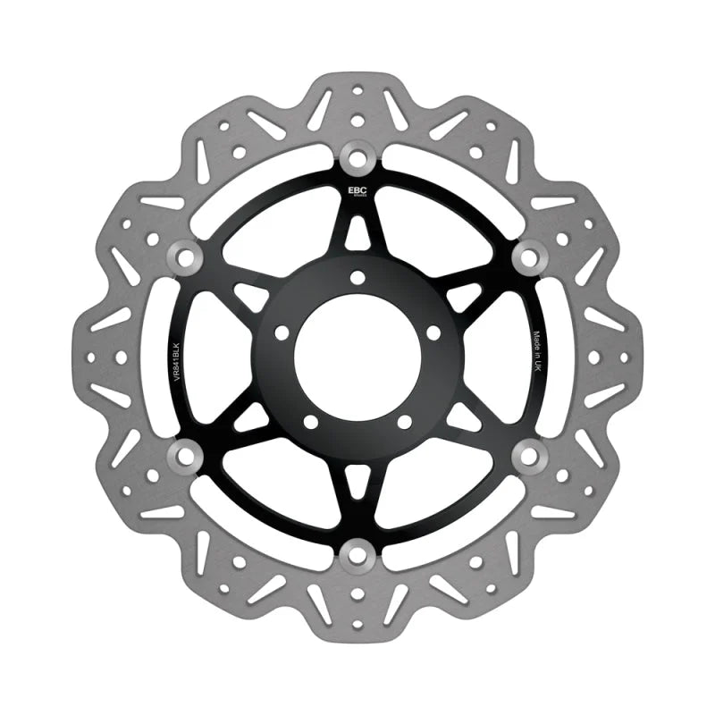 EBC 10-13 Ducati Monster 796 Front Left/Right Vee Floating Black Rotor