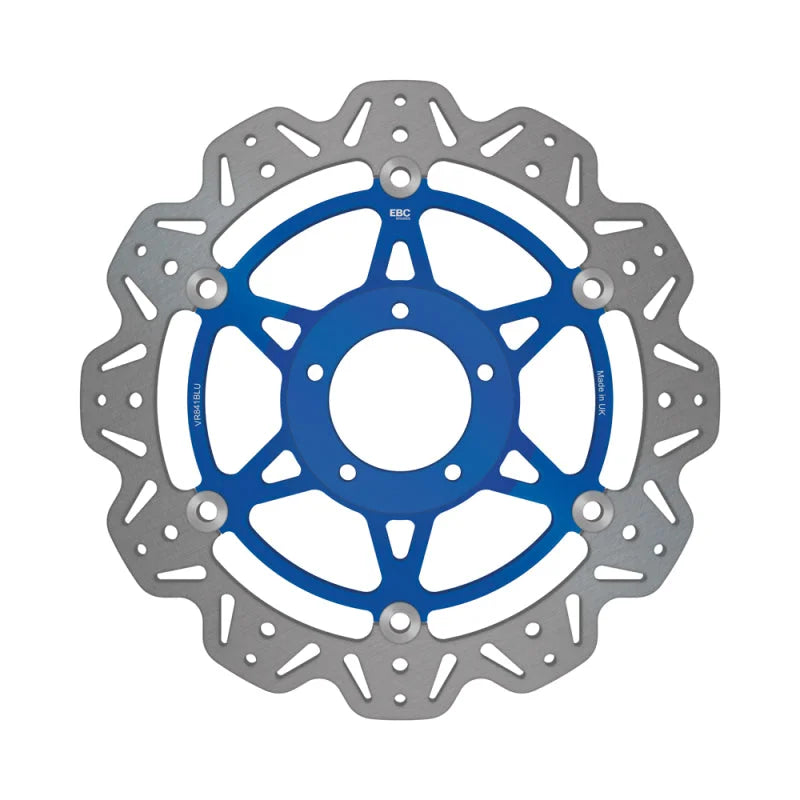 EBC 10-13 Ducati Monster 796 Front Left/Right Vee Floating Blue Rotor