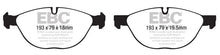 Load image into Gallery viewer, EBC 10-14 BMW X5 4.4 Twin Turbo (50) Redstuff Front Brake Pads - Side View