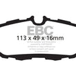 Load image into Gallery viewer, EBC 10-14 Ford Mustang 3.7 Greenstuff Rear Brake Pads - Main Product View