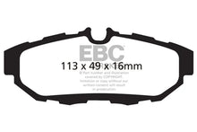 Load image into Gallery viewer, EBC 10-14 Ford Mustang 3.7 Greenstuff Rear Brake Pads - Main Product View