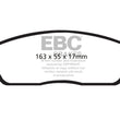 Load image into Gallery viewer, EBC 10-14 Ford Mustang 3.7 Yellowstuff Front Brake Pads - Main Product View
