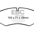 Load image into Gallery viewer, EBC 10-14 Land Rover LR4 5 Greenstuff Front Brake Pads - Main Product View