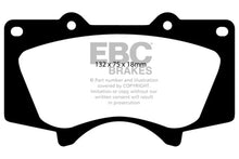 Load image into Gallery viewer, EBC 10+ Lexus GX460 4.6 Ultimax2 Front Brake Pads - Main Product View
