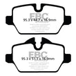 Load image into Gallery viewer, EBC 10+ Mini Countryman 1.6 Cooper Ultimax2 Rear Brake Pads - Side View