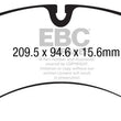 Load image into Gallery viewer, EBC 10+ Porsche Cayenne 3.6 Yellowstuff Front Brake Pads - Main Product View