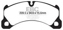 Load image into Gallery viewer, EBC 10+ Porsche Cayenne 3.6 Yellowstuff Front Brake Pads - Main Product View