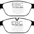 Load image into Gallery viewer, EBC 11-12 Audi A8 Quattro 3.0 Supercharged Greenstuff Front Brake Pads - Main Product View