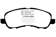 Load image into Gallery viewer, EBC 11-14 Chrysler 200 2.4 Yellowstuff Front Brake Pads - Main Product View