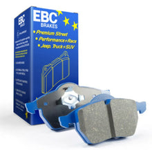 Load image into Gallery viewer, EBC 11-14 Chrysler 200 2.4L Bluestuff Front Brake Pads - Back View