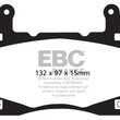 Load image into Gallery viewer, EBC 11-15 Chevrolet Camaro (5th Gen) 6.2 Redstuff Front Brake Pads - Main Product View